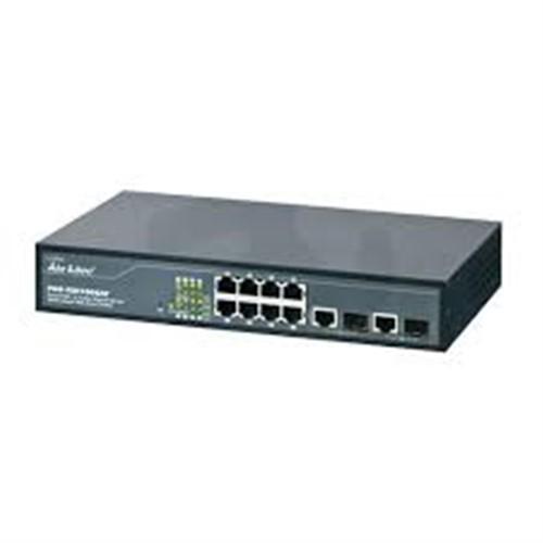 8 puertos POE + 2 Combo Gigabit 802.3at + 2 SFP